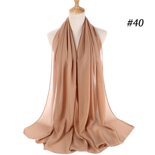Chiffon Hijab Stirnband