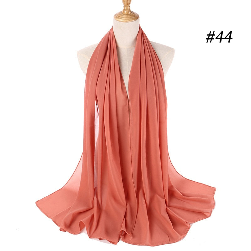 Chiffon Hijab Stirnband