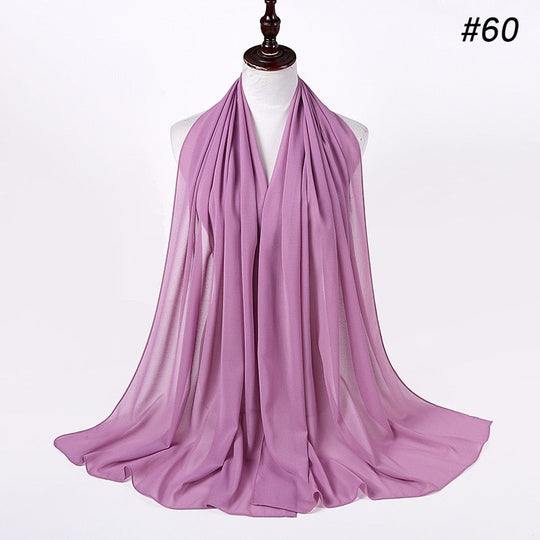 Chiffon Hijab Stirnband