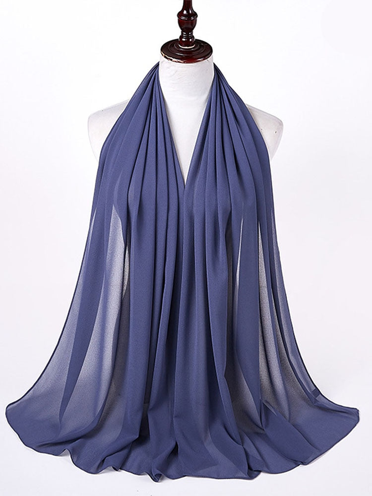 Chiffon Hijab Stirnband