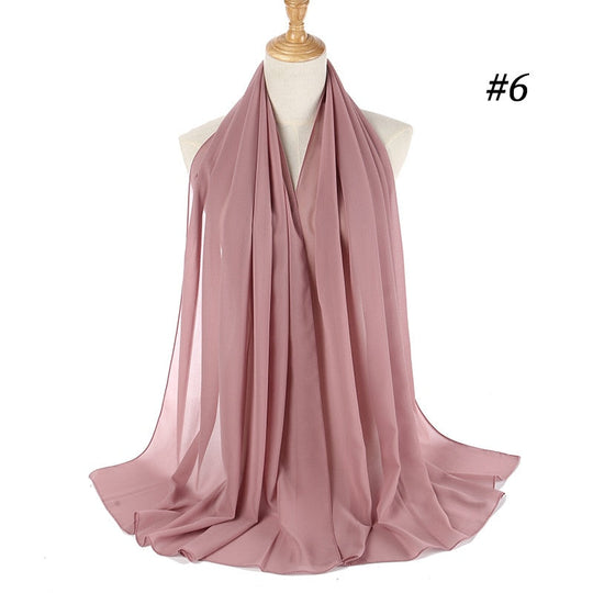 Chiffon Hijab Stirnband