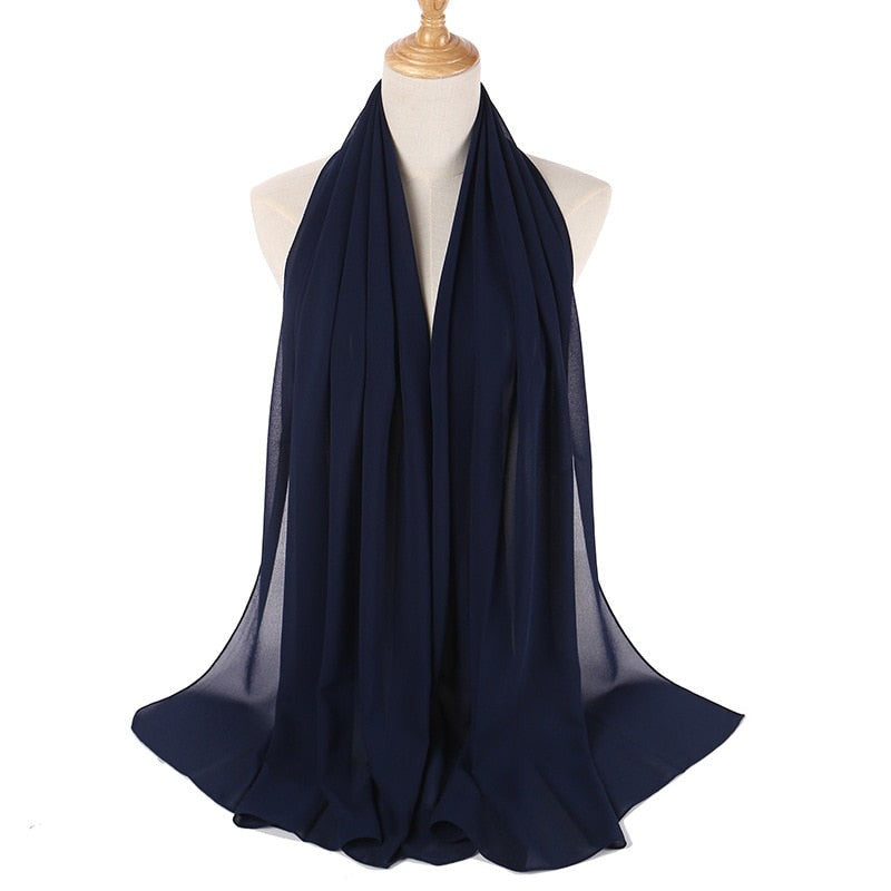 Chiffon Hijab Stirnband