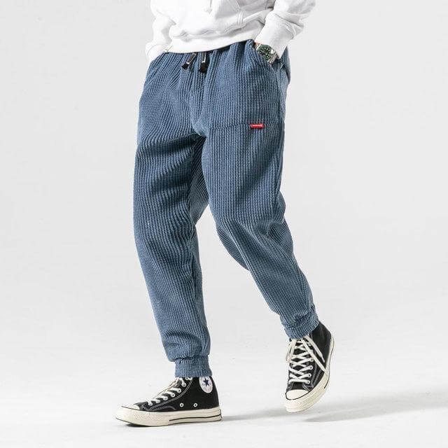 Herren Hose Klassisch Bequem Corduroy Material-1