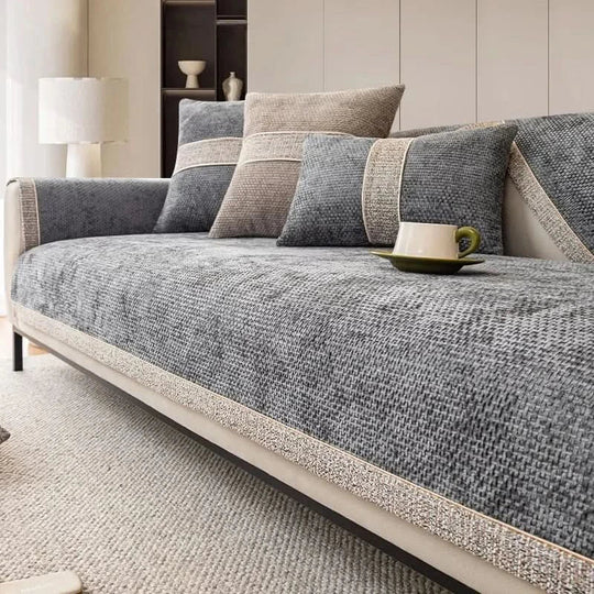 Couchabdeckung für Sofa mit rutschfester Unterseite 2