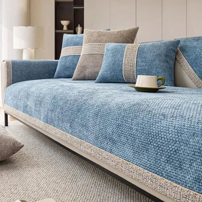 Couchabdeckung für Sofa mit rutschfester Unterseite 3