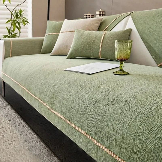 Couchabdeckung für Sofa mit rutschfester Unterseite 5