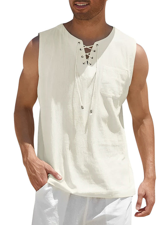 Variant image for Herren Tanktop Atmungsaktiv Baumwolle - Gym Tanktop für Männer, Bequem und Vielseitig-37