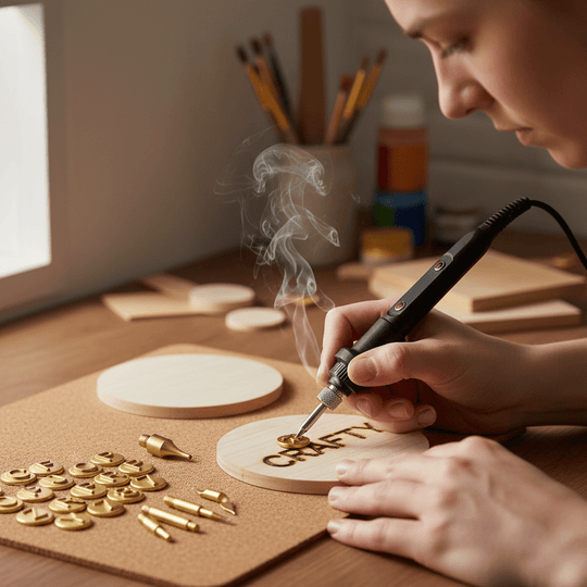 DIY-Bastelset für Gravur und Holzbrand für kreative Projekte 0