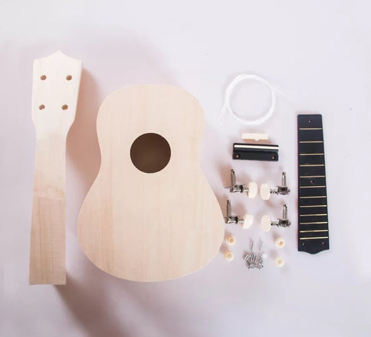 DIY Ukulele Bausatz für Erwachsene und Anfänger, Kreatives Musikprojekt 0