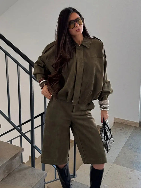 Damen-Bomberjacke im lässigen, trendigen Stil 5