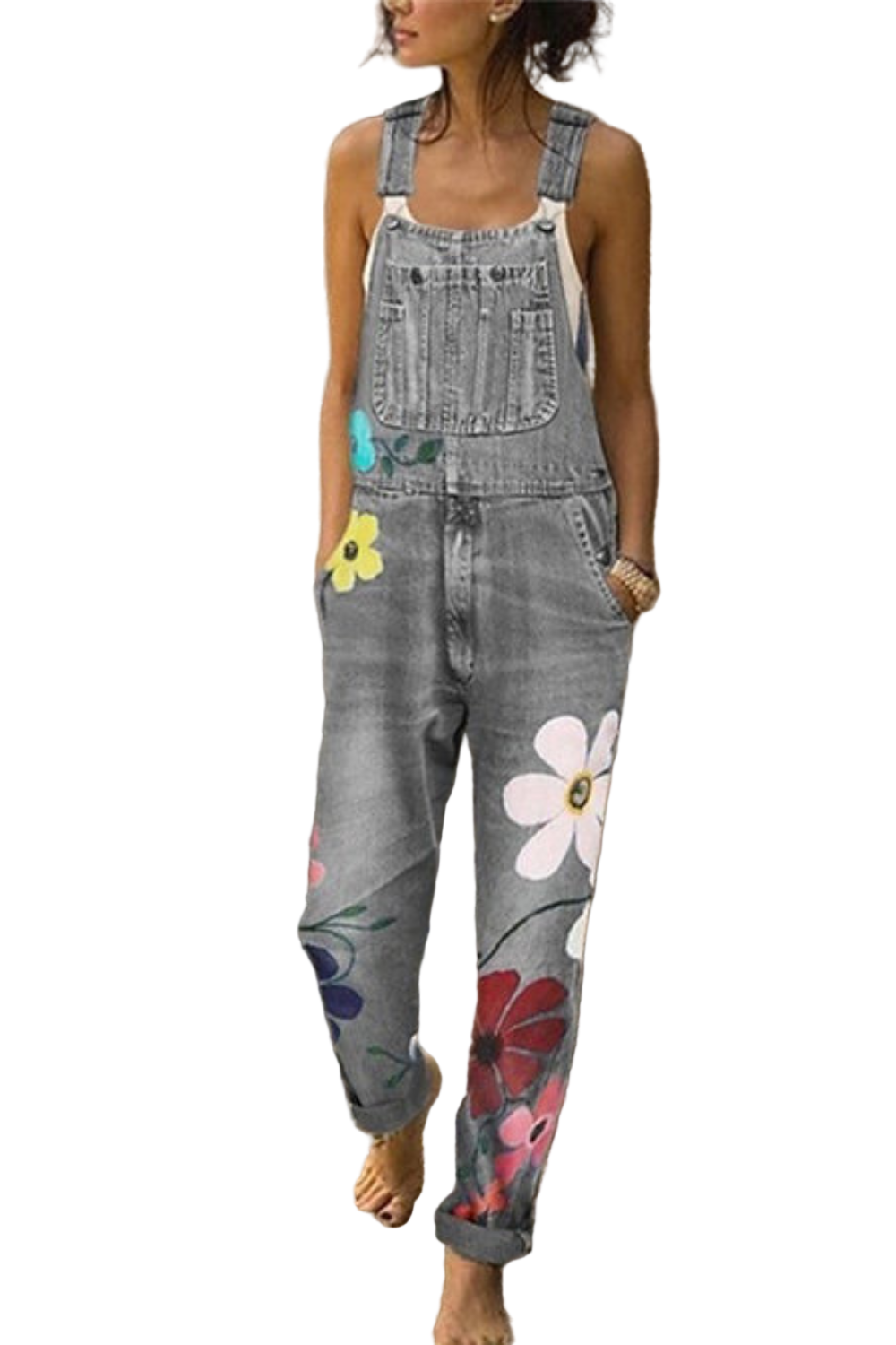 Damen-Jumpsuit im Denim-Stil 0