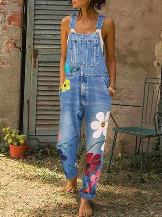 Damen-Jumpsuit im Denim-Stil 2