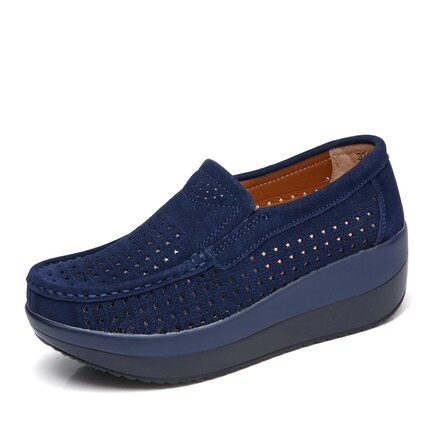 Damen Slip-On Mokassin Schuhe