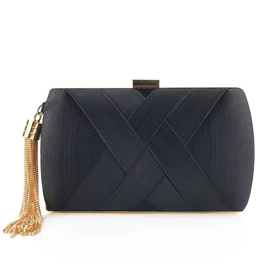 Damen Abend-Clutch mit Quasten 1