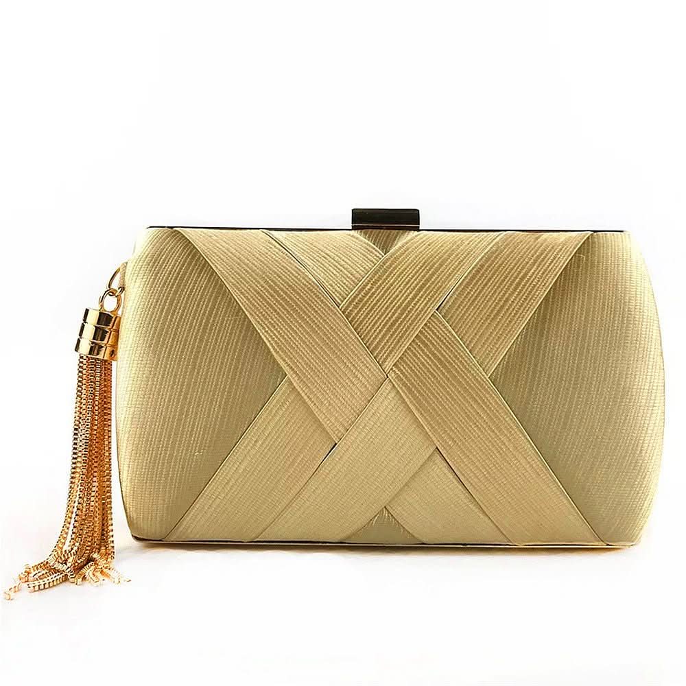 Damen Abend-Clutch mit Quasten 3