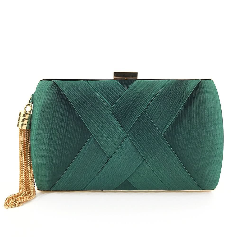 Damen Abend-Clutch mit Quasten 4