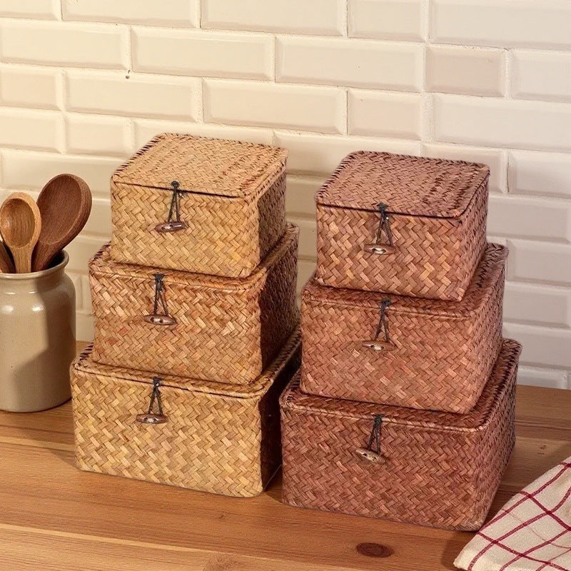Damen Aufbewahrungsbox Naturmaterialien Stilvoll 1