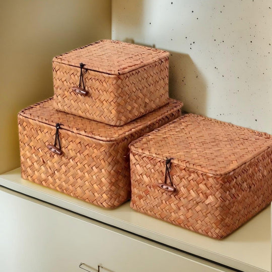 Damen Aufbewahrungsbox Naturmaterialien Stilvoll 2