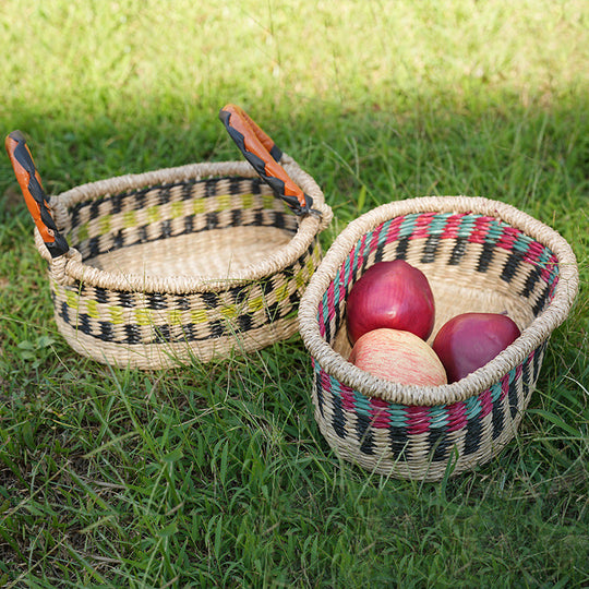 Damen Aufbewahrungskorb mit bunten Akzenten 4
