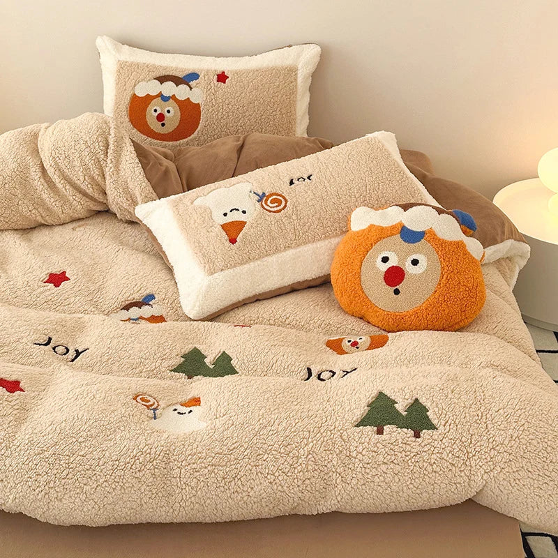 Damen Bettwäsche-Set Gemustert 135x200 Kuscheliges Design für Behagliche Nächte 1
