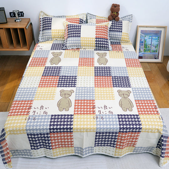 Damen Bettwäsche-Set Modernes Karomuster 6