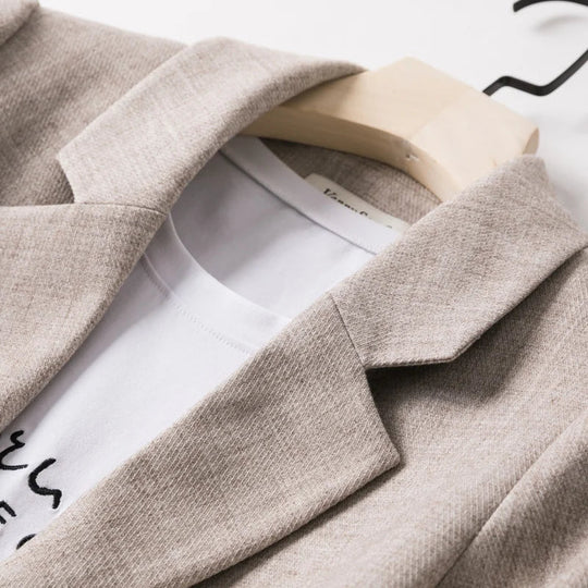 Damen Blazer Lässig mit langen Ärmeln 6