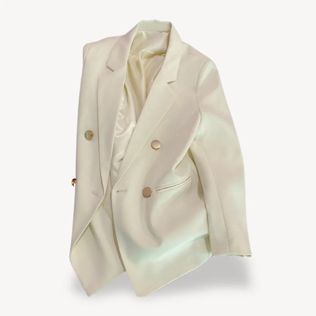 Damen Blazer Zweireihig Klassisch 0