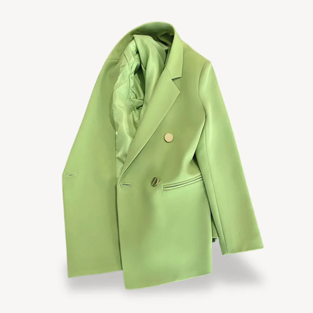 Damen Blazer Zweireihig Klassisch 4