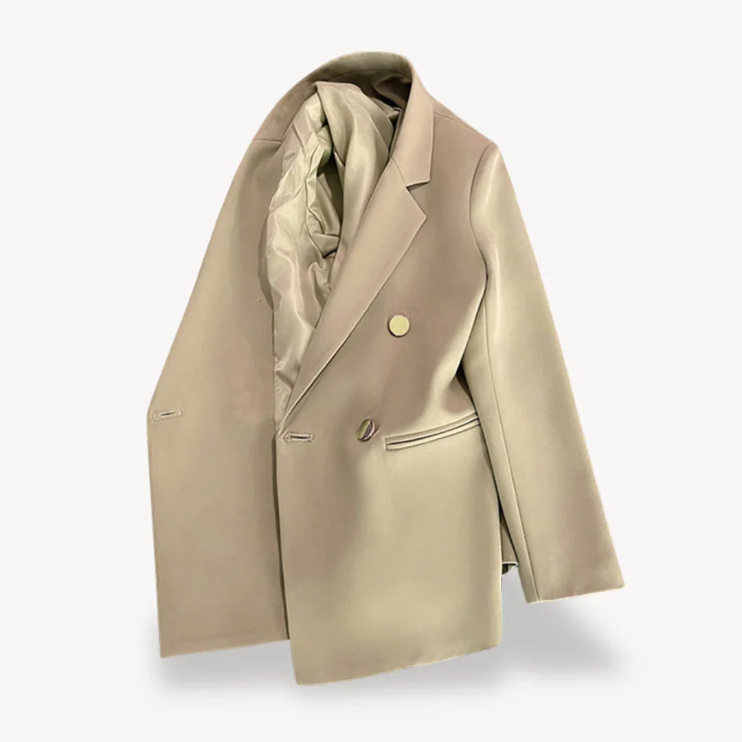 Damen Blazer Zweireihig Klassisch 5