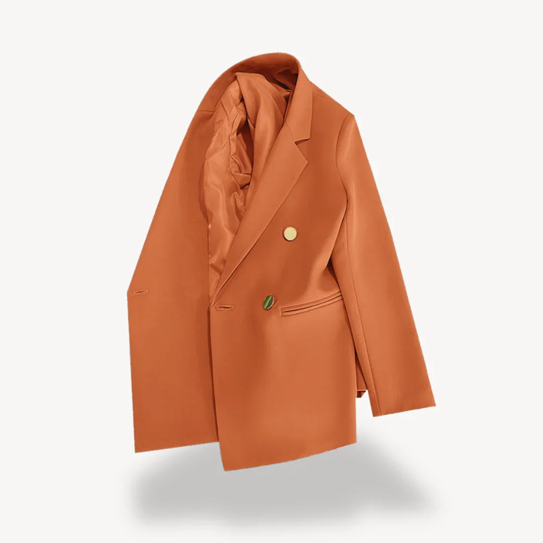 Damen Blazer Zweireihig Klassisch 6