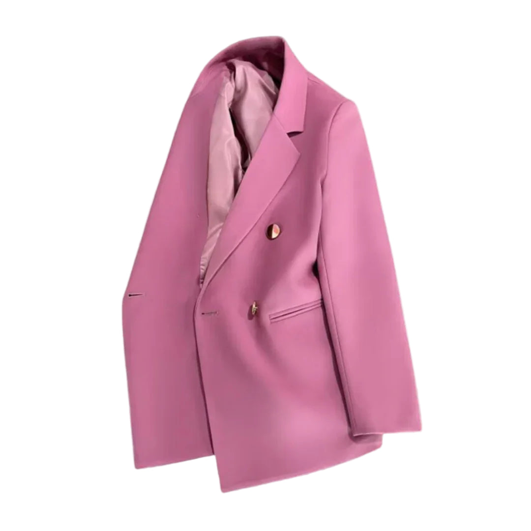 Damen Blazer Zweireihig Klassisch 7