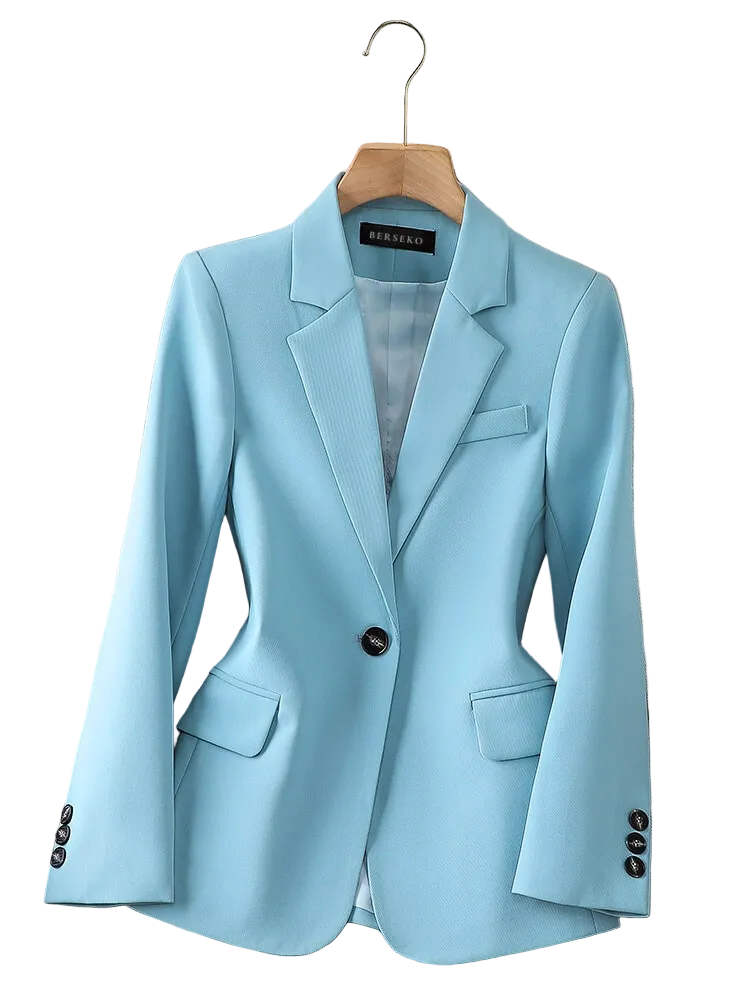 Damen Blazer im Herbstlichen Stil 0