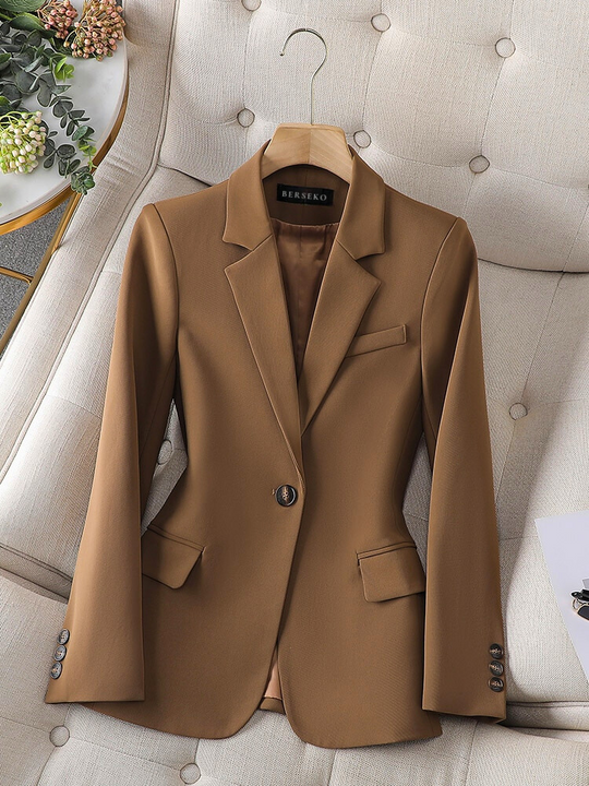 Damen Blazer im Herbstlichen Stil 2
