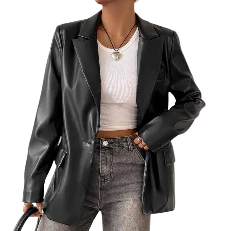 Damen Blazerjacke Übergröße Stilvoll 0