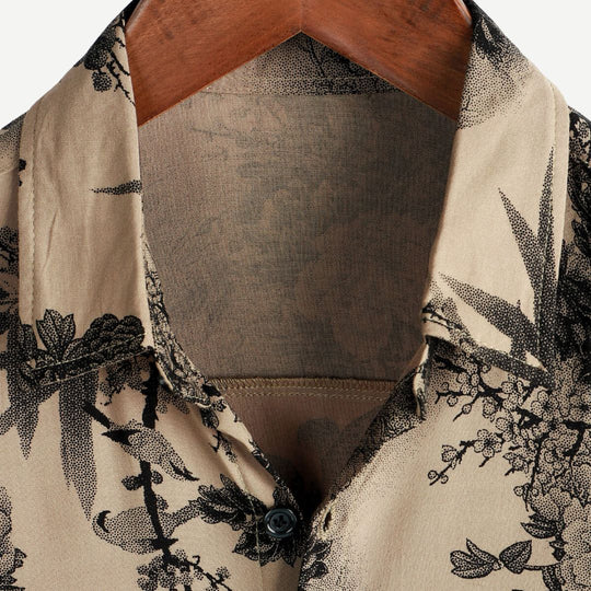 Damen Bluse mit Vintage-Blütenmuster aus leichtem Material 2