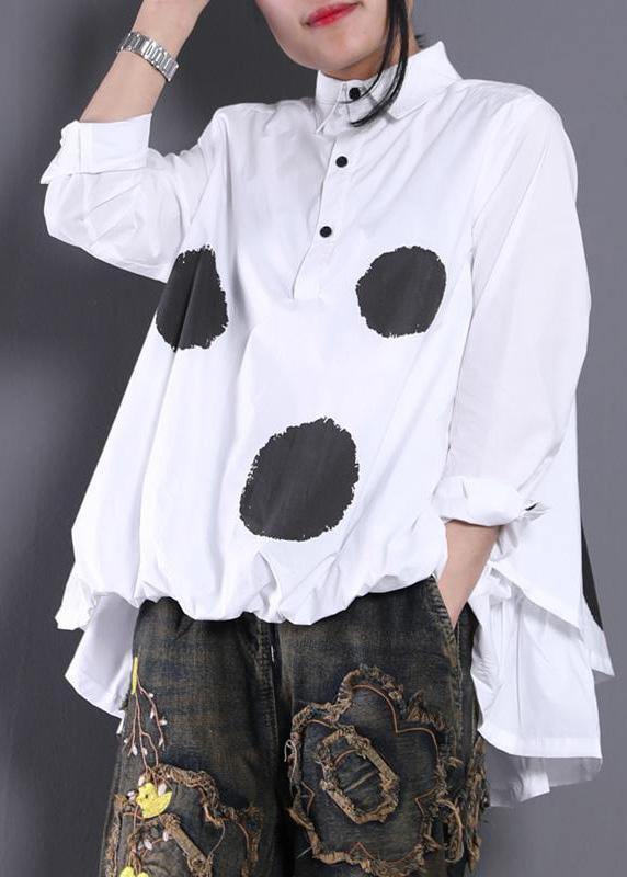 Damen Bluse mit asymmetrischem Design 0