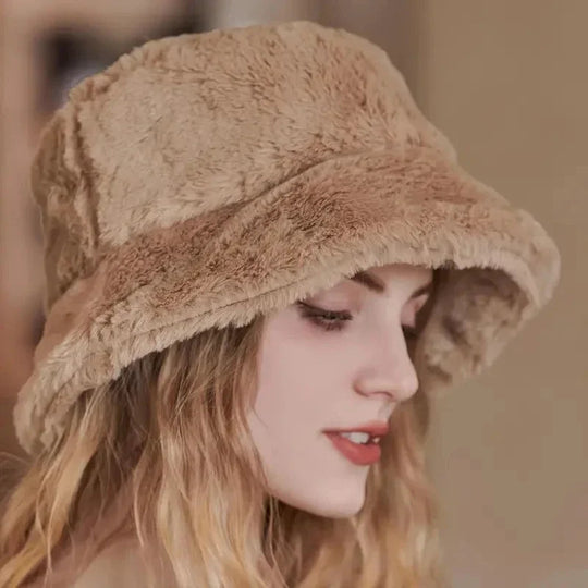 Damen Bucket Hut Winter Modischer Stil für Kühle Tage 1