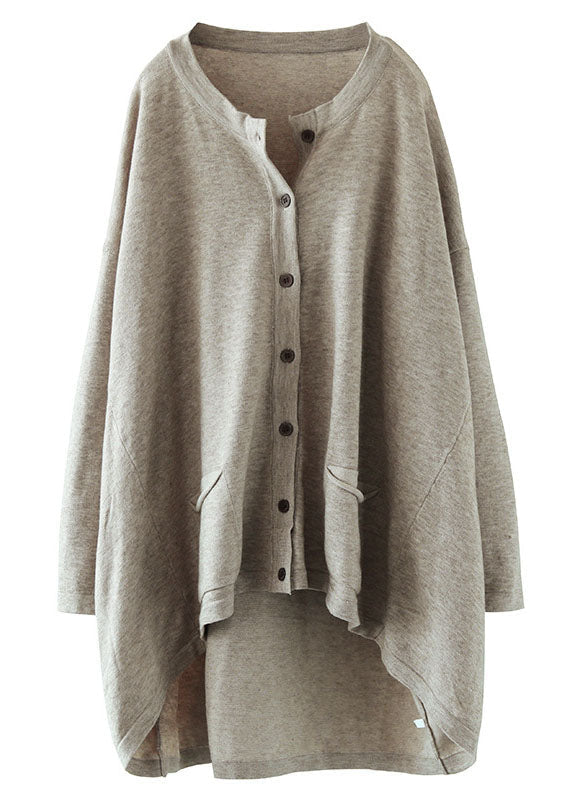 Damen Cardigan mit Knopftaschen und Lockerem Schnitt für Herbst und Winter 4