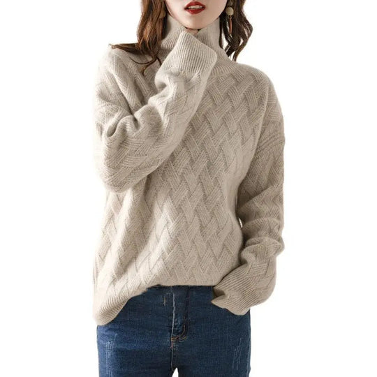 Damen Cashmere Pullover Elegante Zeitlose Mode 1