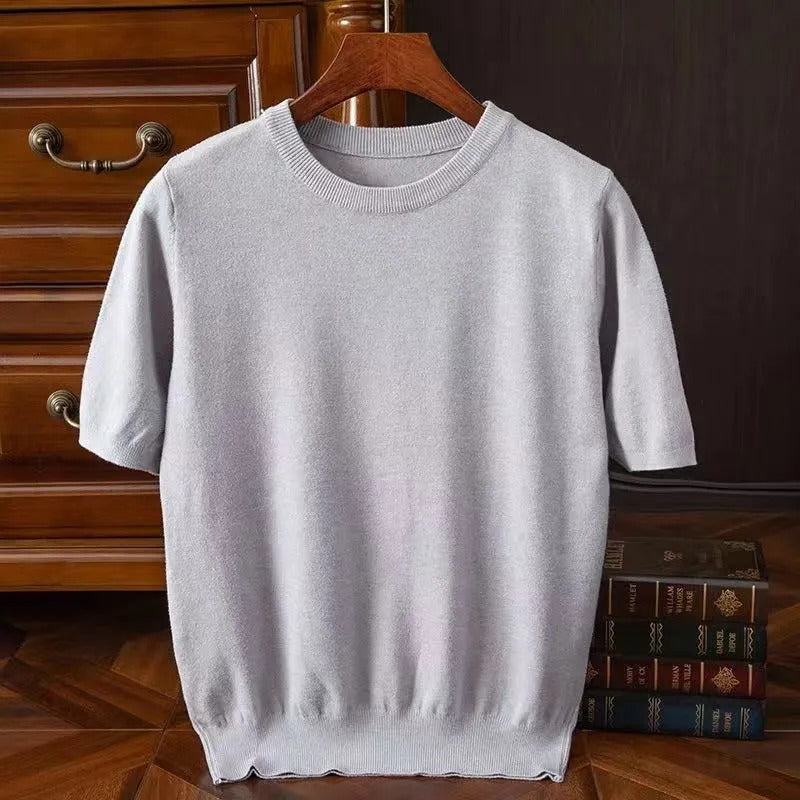 Damen Cashmere T-Shirt Elegantes Design 1