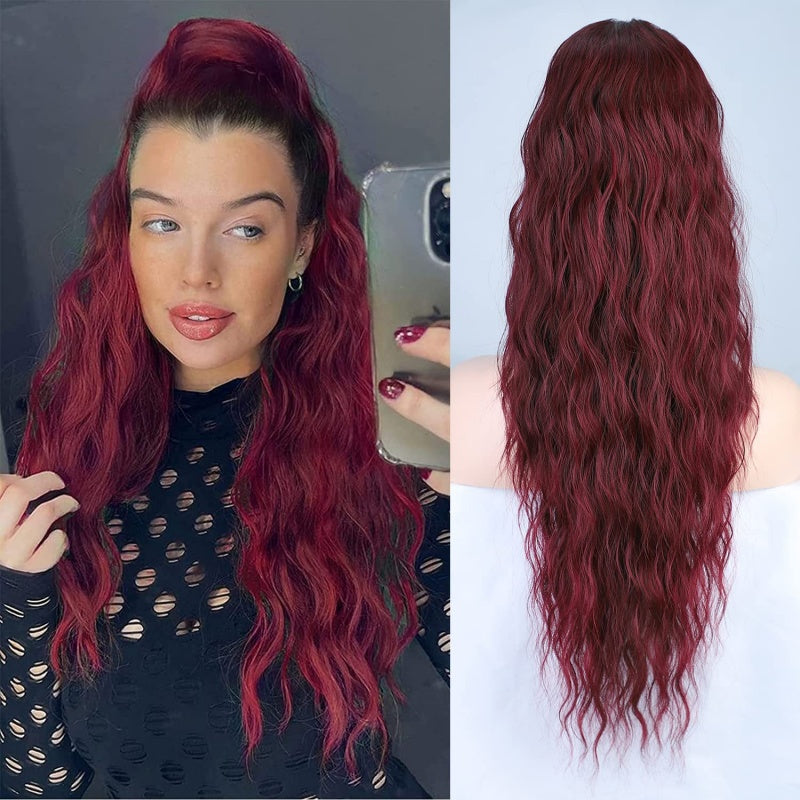 Damen Clip-in-Pferdeschwanz Langer Lockiger Stil 1