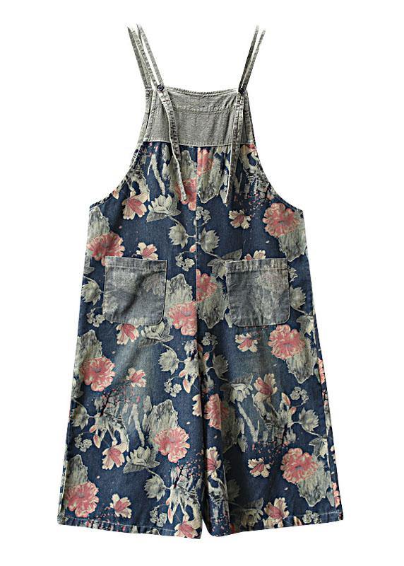 Damen Denim Overall mit Patchwork-Taschen 3