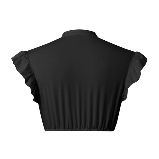 Damen Dirndlbluse mit Rüschenärmeln 2