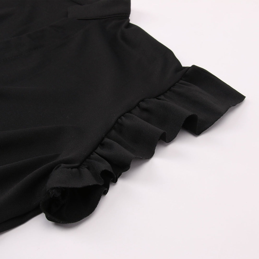 Damen Dirndlbluse mit Rüschenärmeln 4