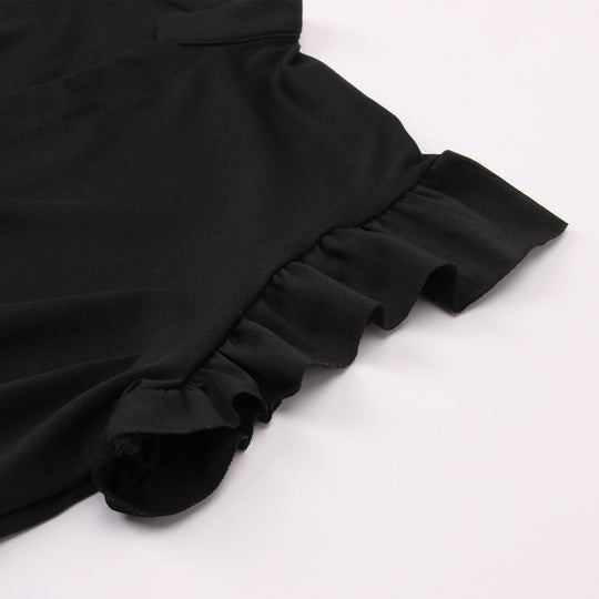 Damen Dirndlbluse mit Rüschenärmeln 4