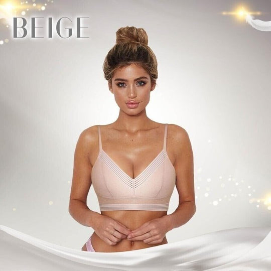 Damen Drahtloser Lifting-BH mit tiefem Rückendesign 4