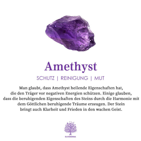 Damen Edelsteinkette Hexagonal 7