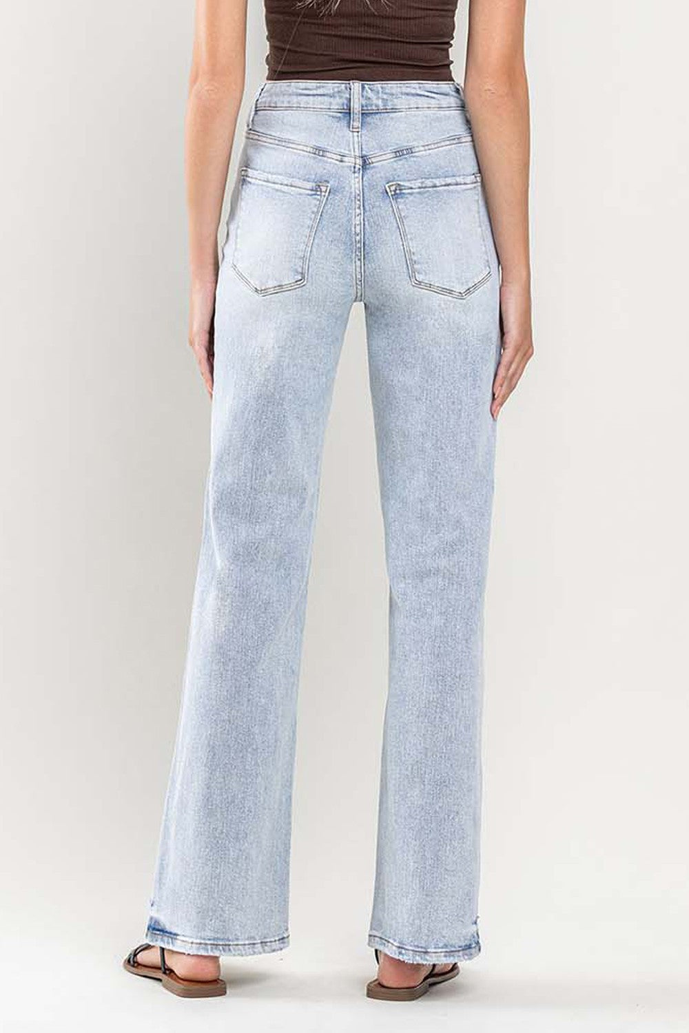 Damen Flared Jeans im Vintage-Stil mit Hoher Taille 1