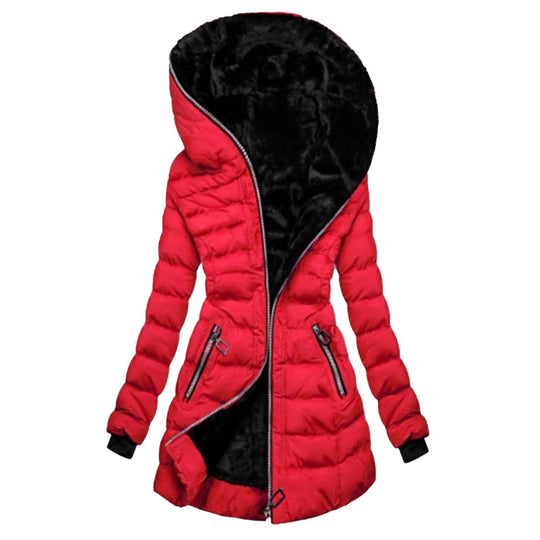 Damen Fleece-Mantel mit elegantem Design 2