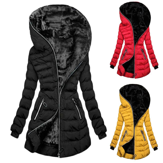 Damen Fleece-Mantel mit elegantem Design 7